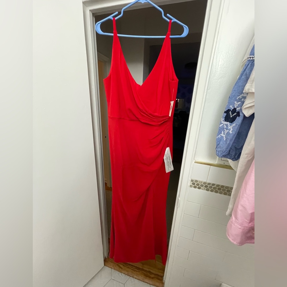 Dress the Population red gown NWT